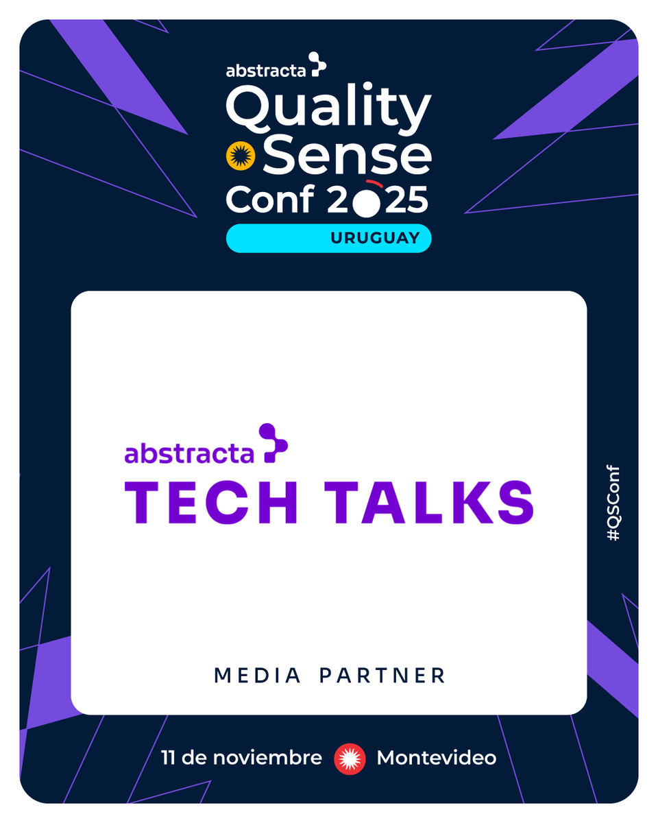 AbstractaLatam's tweet photo. 🔹Testing Para Todos
🔹 #AbstractaTechTalks 

¡Gracias por ayudarnos a difundir la Quality Sense Conf 2025! https://t.co/WTsTvLO4yC
