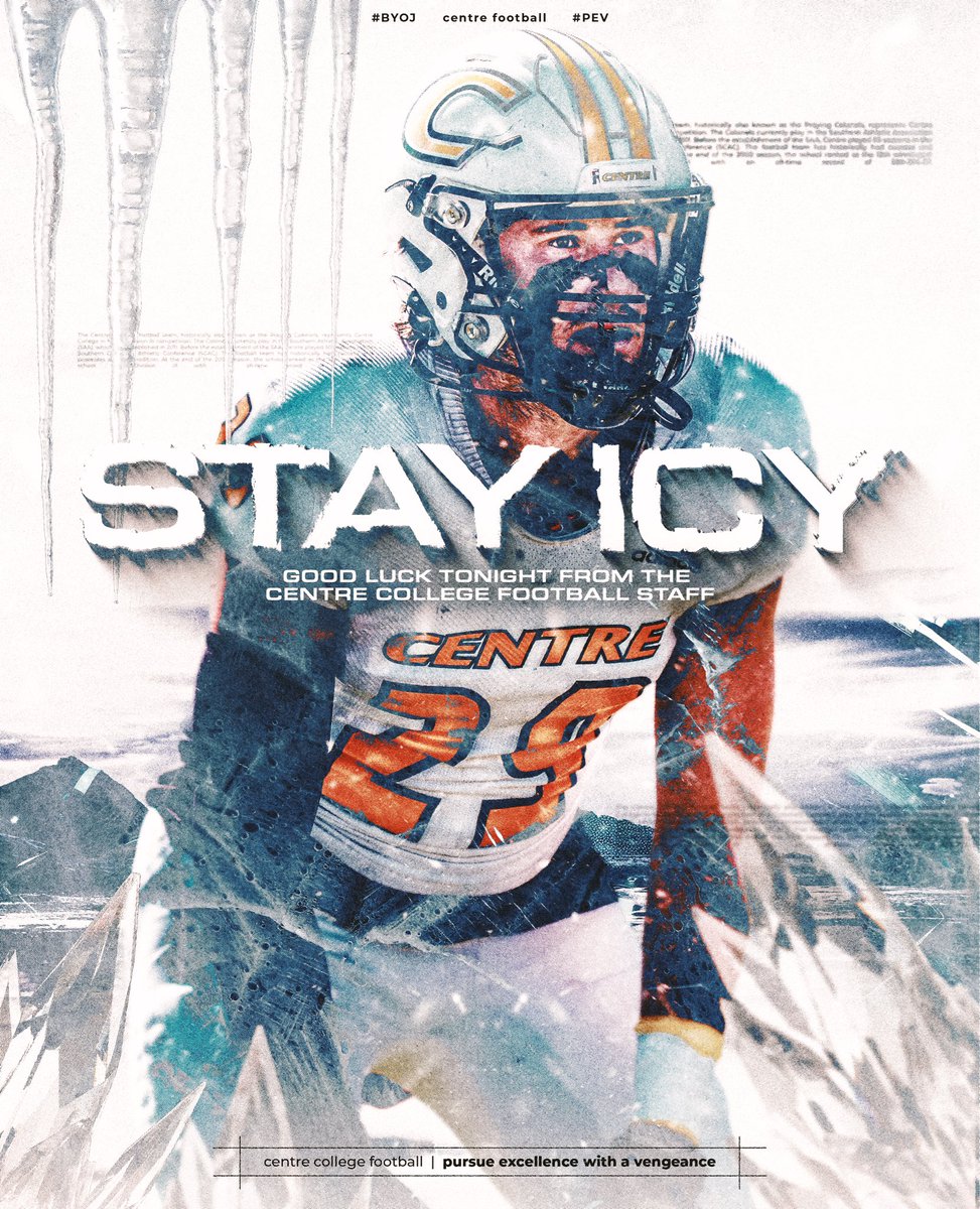 Thank you coach! <a href="/Coach_SMurray/">Sam Murray</a> <a href="/CentreFootball/">Centre College Football</a>