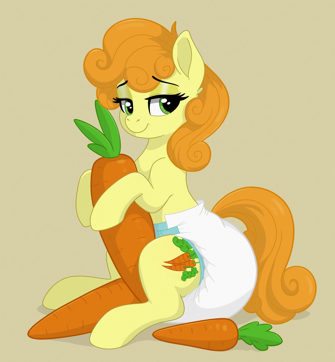 she got into the GODDAMN carrots again