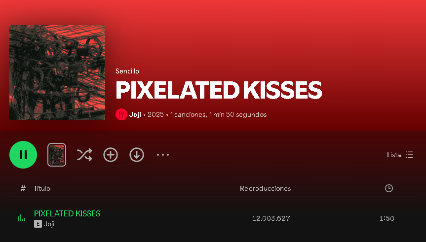 antiaxeus's tweet photo. Pinche Joji se avienta 2 años de silencio solo para regresar con este super banger de 1:50🔥 https://t.co/0FWIZCIIeR