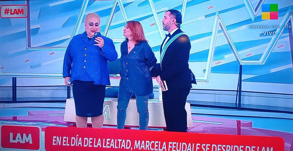 BASTAAAAAA estoy llorando, éxitos <a href="/SoyFeudaleM/">Marcela Feudale</a> GRACIAS POR TANTO!! #LAM