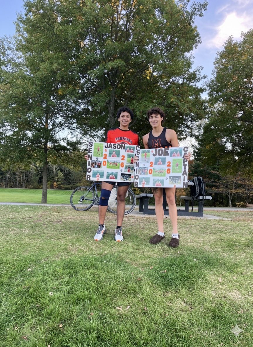 Final Home meet for our seniors, Jason and Joe. I am so proud of them.