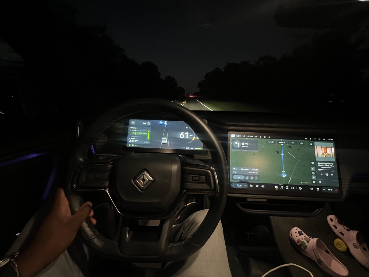Another (mini) Rivian roadtrip this weekend. Roadtrips in my Rivian are the best, this thing is a road warrior. Once these things get unmapped hands free (specifically Gen 2s) it’s a done deal.
