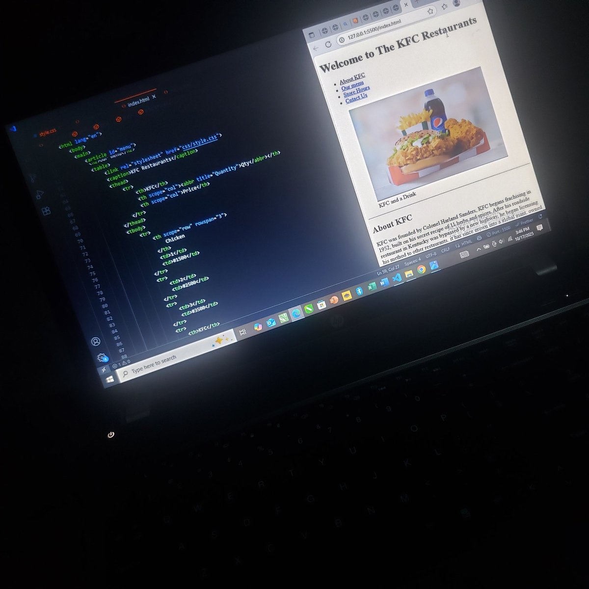Olans_Global's tweet image. Started learning HTML few days ago, Trying to cook something out of it.
#KeepLearning #NeverGiveUp #Techies