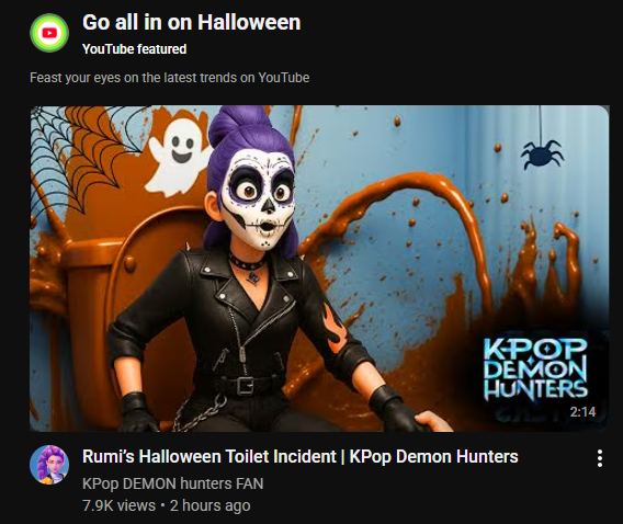 I see YouTube is having another elsagate episode