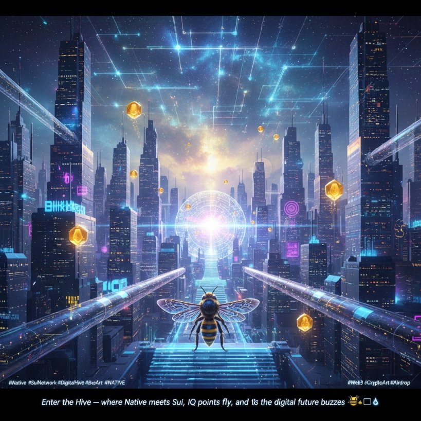 Farhann1383's tweet image. 🚀 Enter the Hive 🐝💻🌌
Where Native meets Sui, IQ points fly, and the digital future buzzes.
The blockchain never looked this alive.
#Native #SuiNetwork #DigitalHive #Web3 #CryptoArt #Airdrop

@goNativeCC