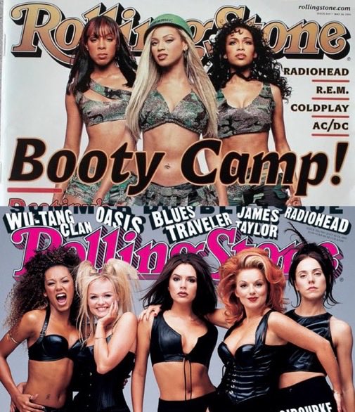 only girl groups in history to cover Rolling Stone:

• BLACKPINK (2022)
• Destiny’s Child (2001)
• Spice Girls (1997)