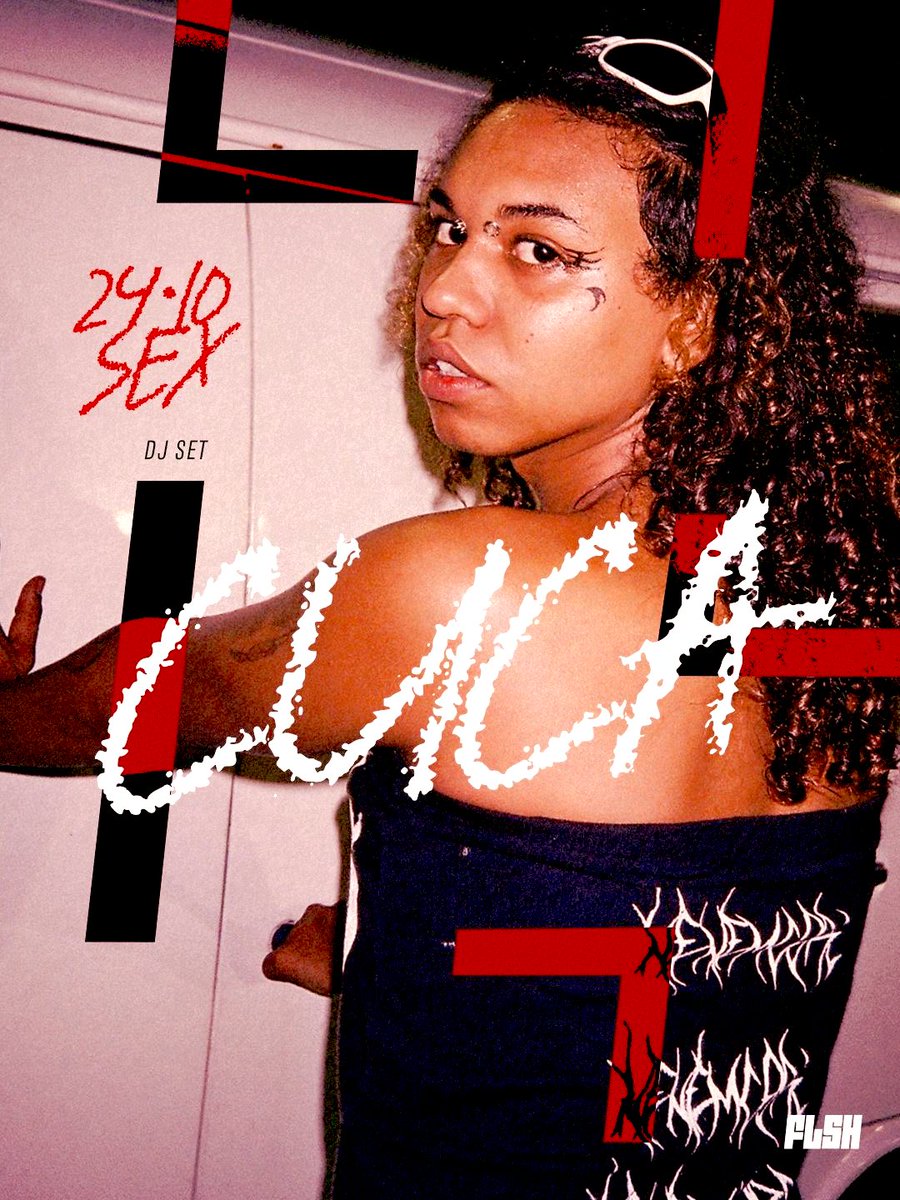 DJ e produtora musical, Cuca traz para a FLSH uma fusão sonora eletrizante. É residente da @arenaarj e <a href="/kodefervo/">uma Klubber q ri e q sonha!</a> e curadora da @kalderaquente. 

CORRE que os ingressos do 1º lote estão voando!  Link : shotgun.live/events/24-10-f…

#FunkMeetsHouse #HouseMusicLovers #ClubMusic