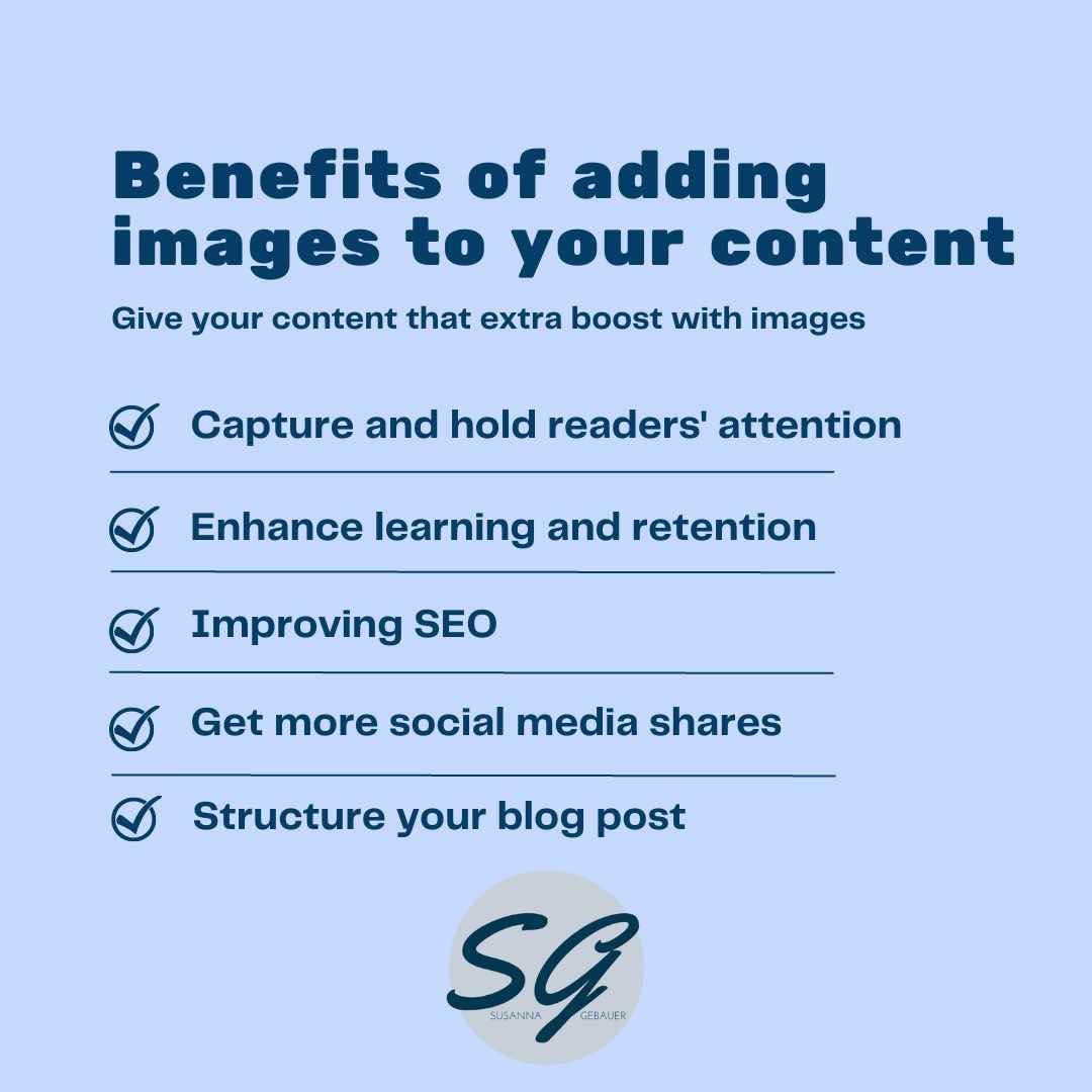 dreckbaerfrau's tweet image. Let's be honest:
We don't just want blog visitors, we want these visitors to consume our blog post, remember, and understand it.
Blog post images can help improve your blog content - and your results.
Read more about the importance of blog images: susannagebauer.com/blog/blog-post…