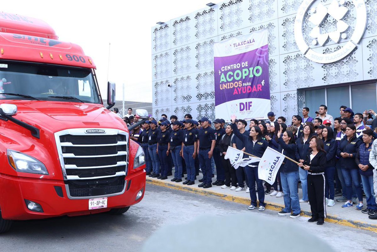 🚚 #Tlaxcala envía 75 toneladas de ayuda humanitaria a pueblos afectados ⛈️

📲385grados.com/tlaxcala/92857/
