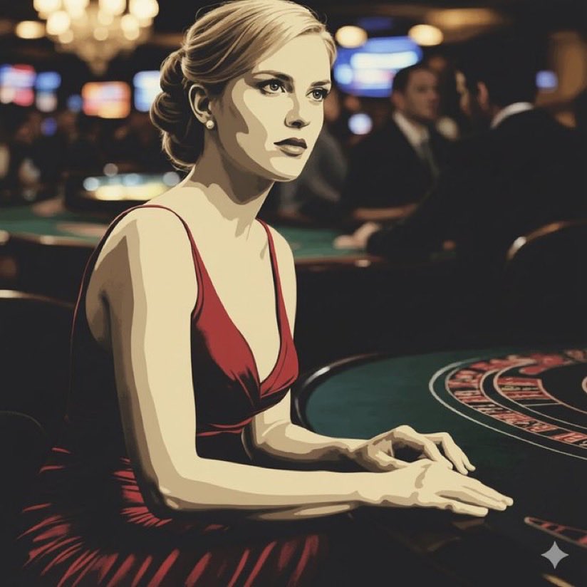 <a href="/Retard589/">Retard💵</a> Ah, the woman in red… distraction or destiny? Either way, the table always remembers who holds the real hand under the moonlight🌙🃏