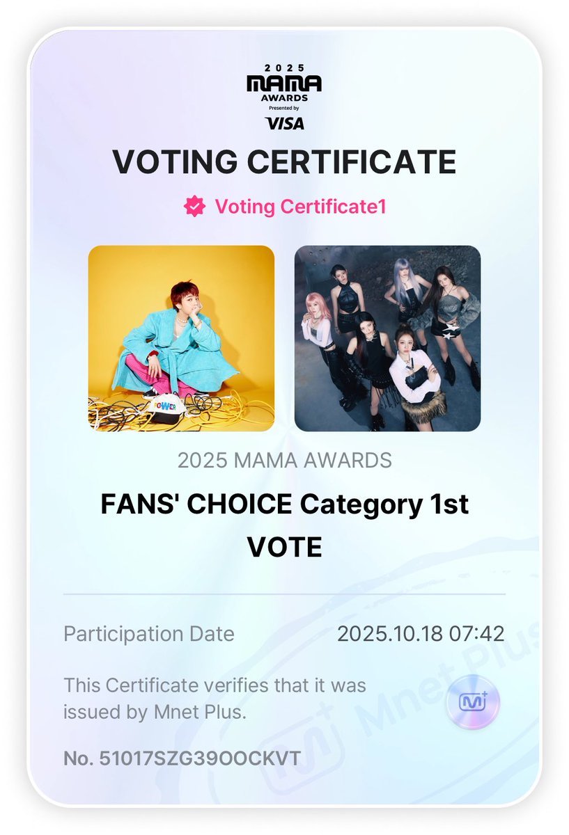 monsterblinky's tweet photo. Lets give them another trophy 🏆
And also lets unite with VIP’s to win for MAMA 

1 RT = 1 VOTE

I vote #BABYMONSTER for Fans’ Choice - Female at the #2025MAMAVOTE https://t.co/A40NdSNzVH
