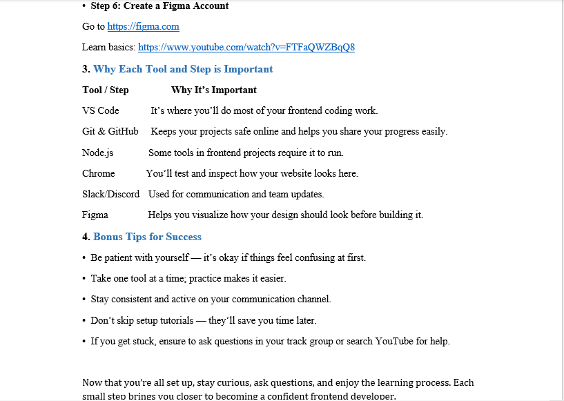 Oduwann's tweet image. Starting my #HNG journey with Task 0!
For this task, I created an SOP for new Frontend interns — something simple, clear, and beginner-friendly! I got to understand how important structure and clear instructions are for teamwork and onboarding.
#hng