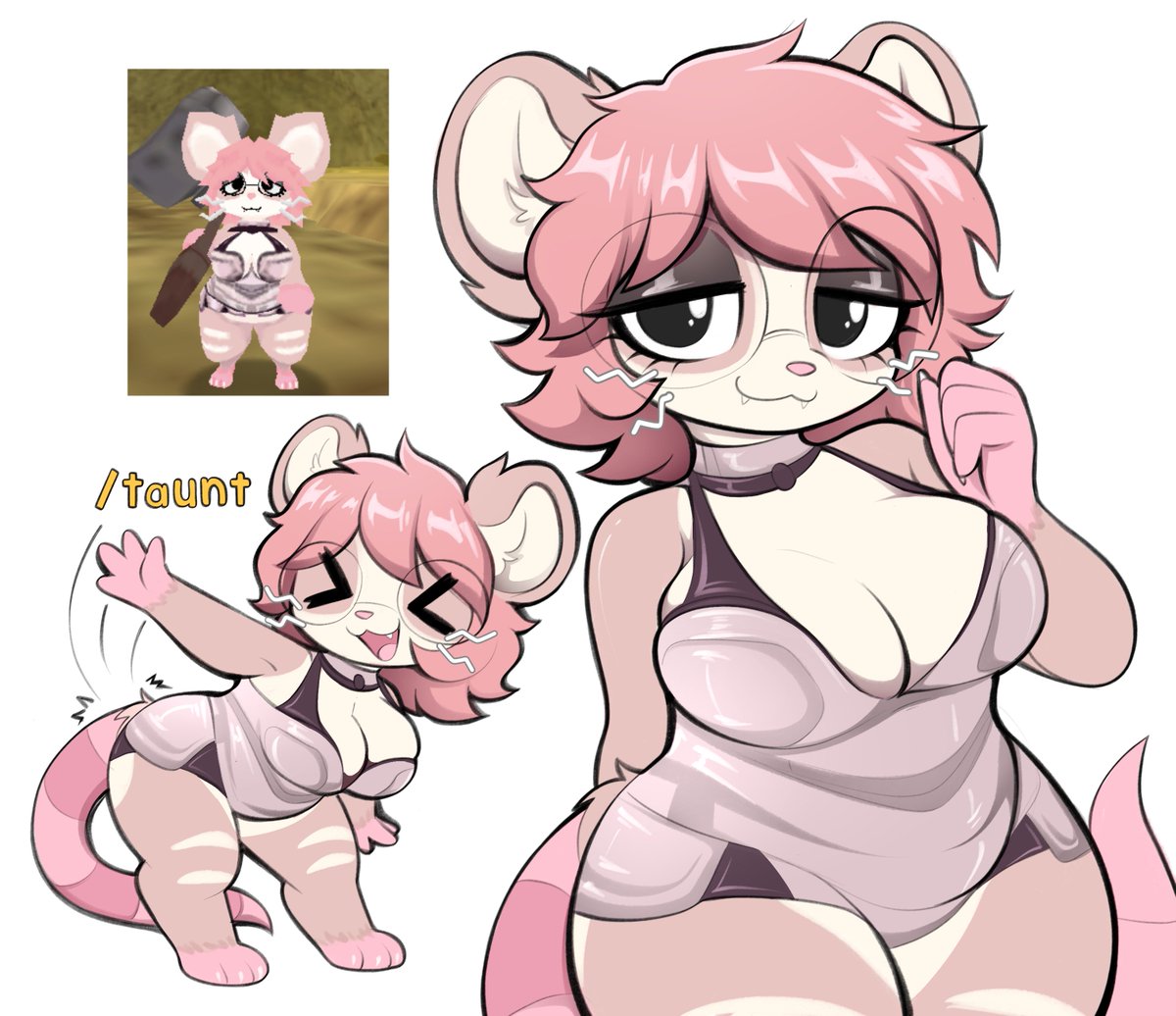 started playing atlyss and it's very fun :3 #furry