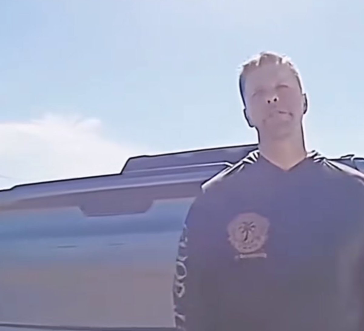 ICE Agent who was arrested for DUI.. 

“Please don’t take my kid away, man!”

The Irony is truly something.