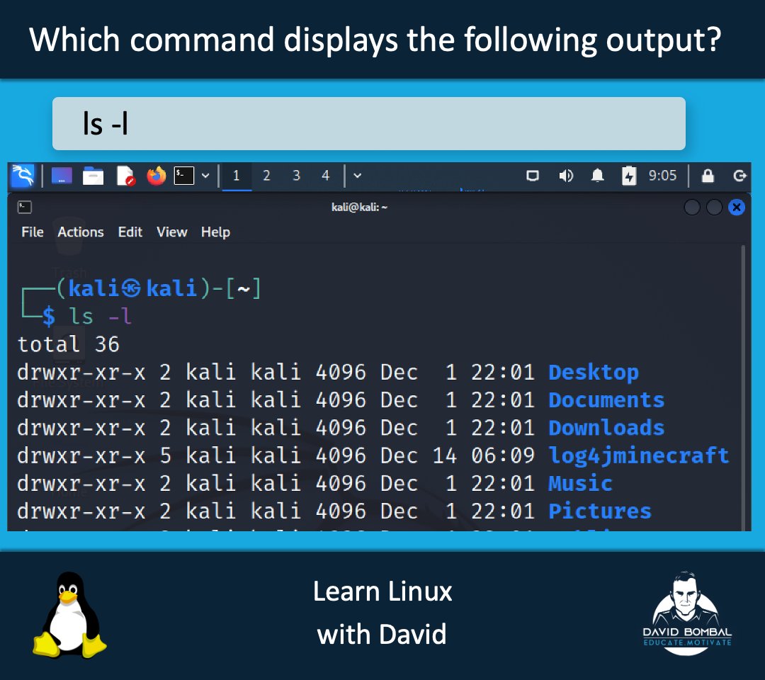 David Bombal (@davidbombal) on Twitter photo Learn Linux with David
#Linux #Ubuntu #KaliLinux Learn Linux with David
#Linux #Ubuntu #KaliLinux
