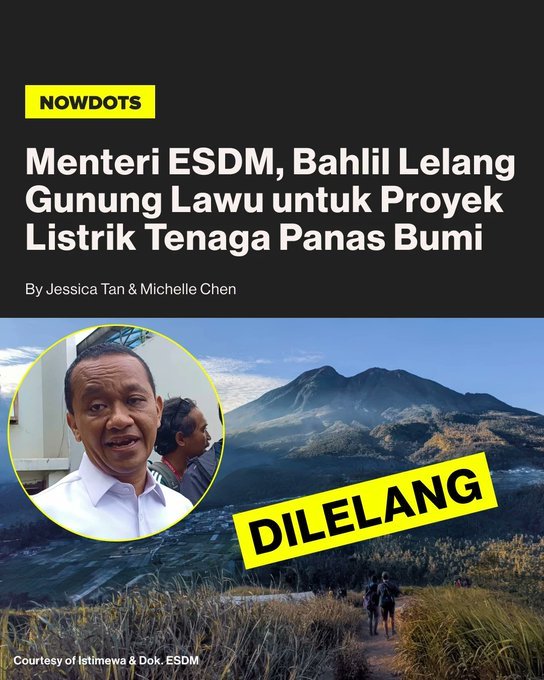 Sebentar lagi melelang Laut dan pulau-pulaunya, Lembah dan Ngarainya.. 

Siapa yg beri otorotitas Dia untuk menjual kekayaan Negara...