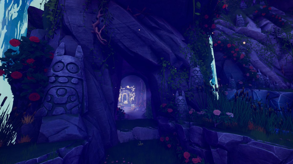 There are five dungeons you can discover and explore in Arcadia with the #Cloudheim demo! These images are from Rose Ruins — which one's your favorite?