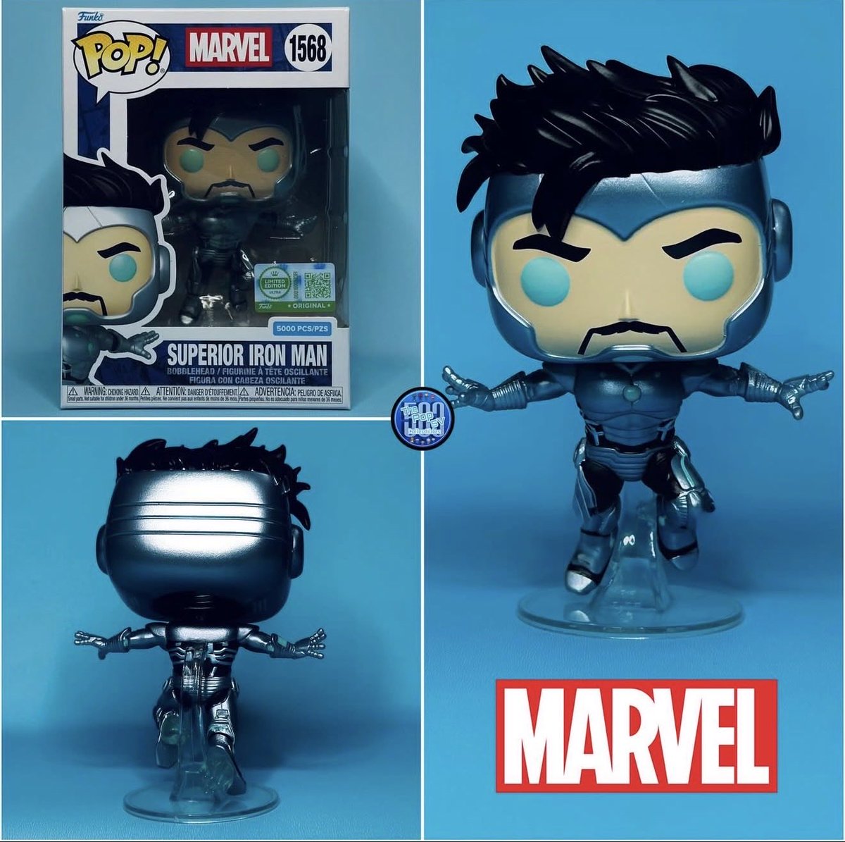 Out of box look at Funko exclusive Superior Iron Man!
.
Credit @thepopsvcollectibles503
#Marvel #IronMan #Funko #FunkoPop #Collectibles #Collectible #FunkoPops #Collector #Toy #Toys #DisTrackers