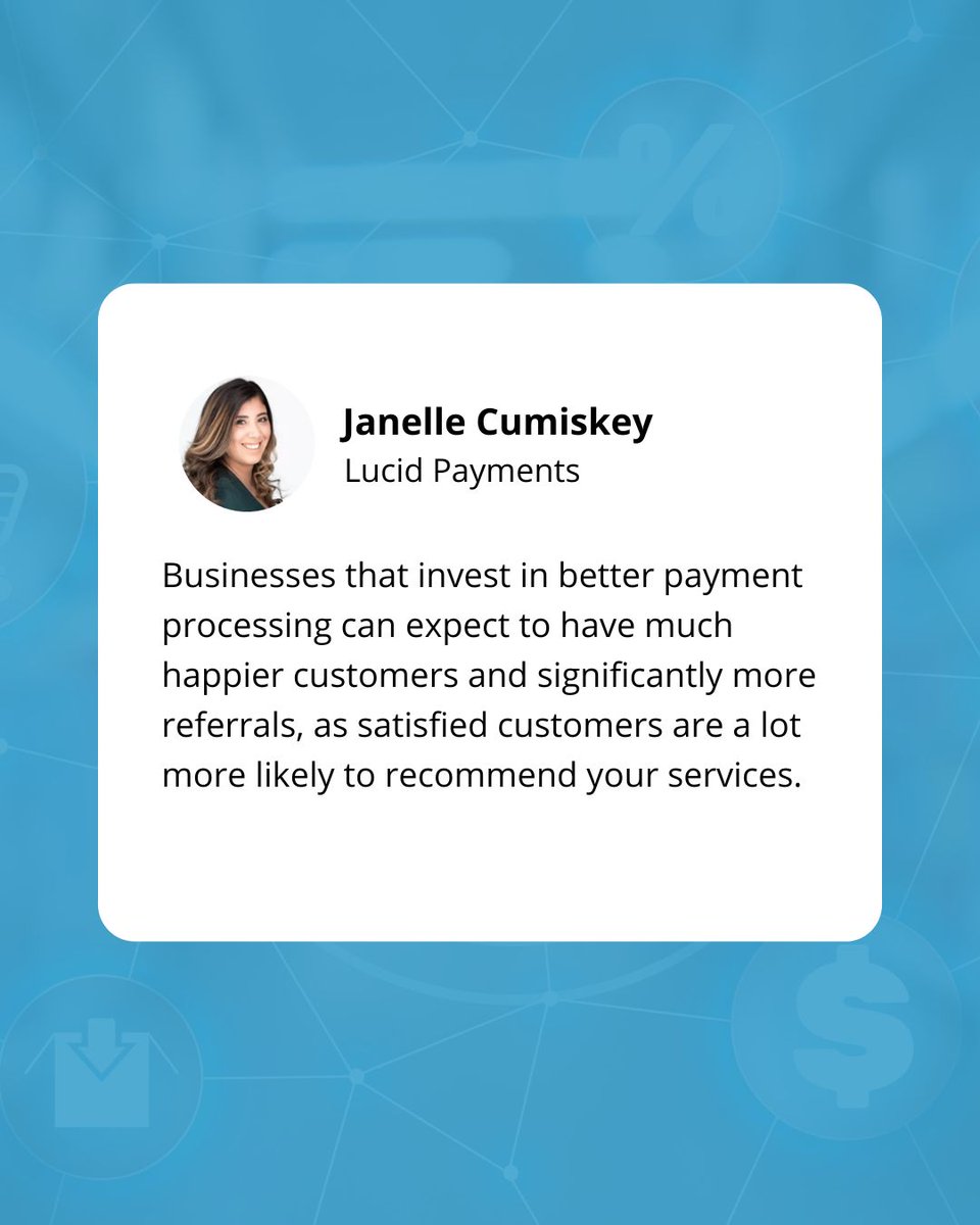 Lucid_Payments's tweet image. In the last decade, customer expectations have changed. People want to pay fast, easily, and securely, whether it&apos;s online, in-store, or on the go.

When your payment process works effortlessly, your customers notice and they tell others.

#paymentprocessors #paymentsolutions