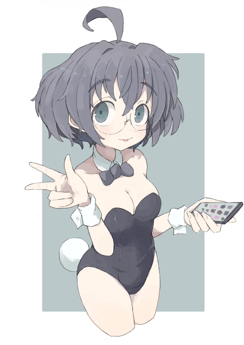 芋眼鏡ピース✌️