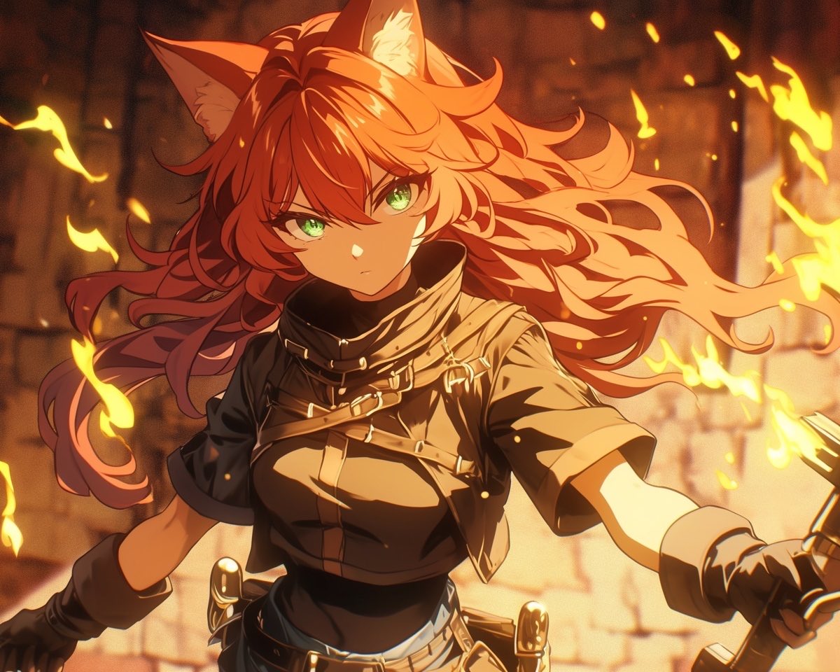 Magical fox girl is not happy. ^_^