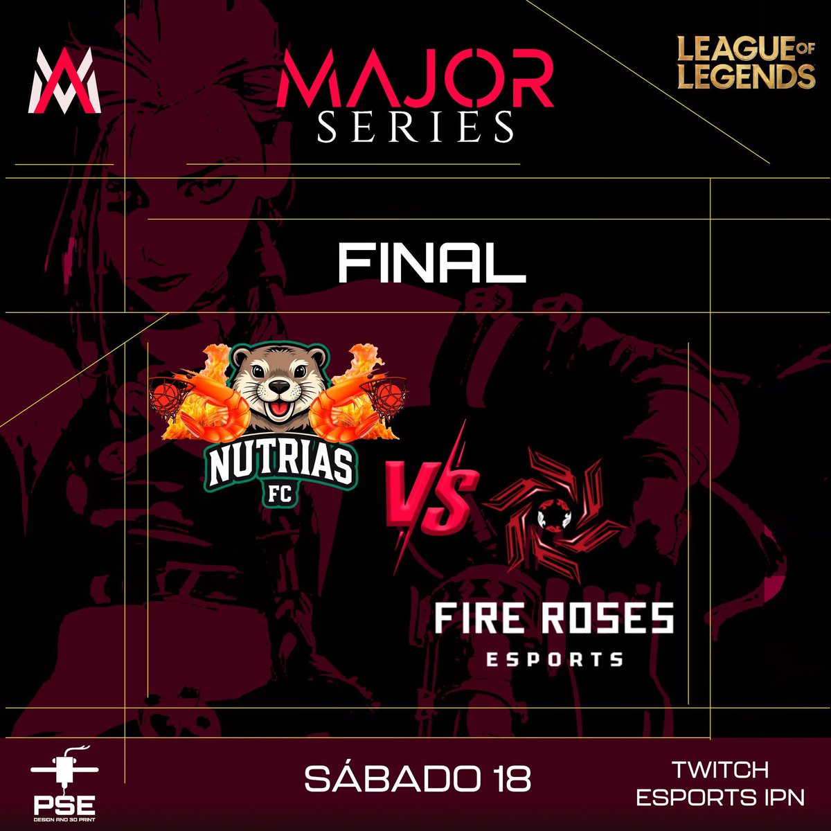El día decisivo está llegando. Estos son los equipos que lo dejarán todo por la gloria MAÑANA en la Gran Final de Major Series. 

La cita final es:
📅 MAÑANA, Sábado 18 de Octubre
🕚 11:00 AM
📍 Arena The Place to Play, Atana Lindavista