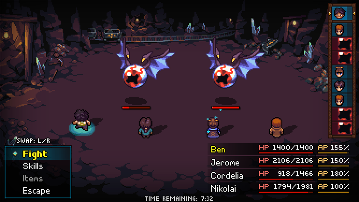 SomethingClassc's tweet image. Quartet v 1.2 is now live!
-Sheep Stacking minigame
-Complete the Cave of the Mighty Javelin (with a ticking clock)
-Auto Save and other misc QoL
#QuartetRPG #JRPG