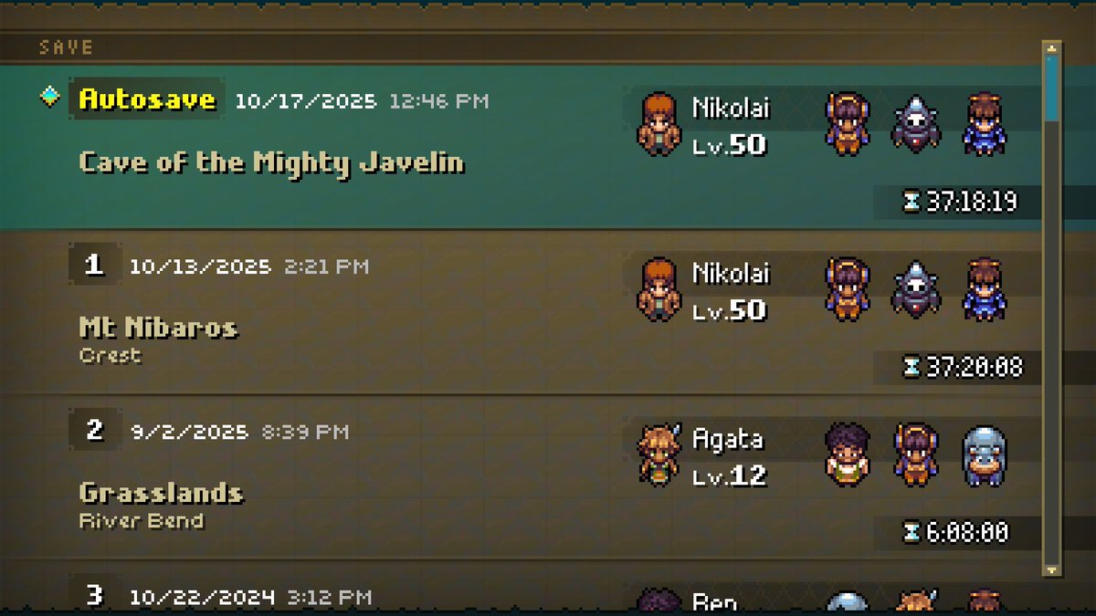 SomethingClassc's tweet image. Quartet v 1.2 is now live!
-Sheep Stacking minigame
-Complete the Cave of the Mighty Javelin (with a ticking clock)
-Auto Save and other misc QoL
#QuartetRPG #JRPG