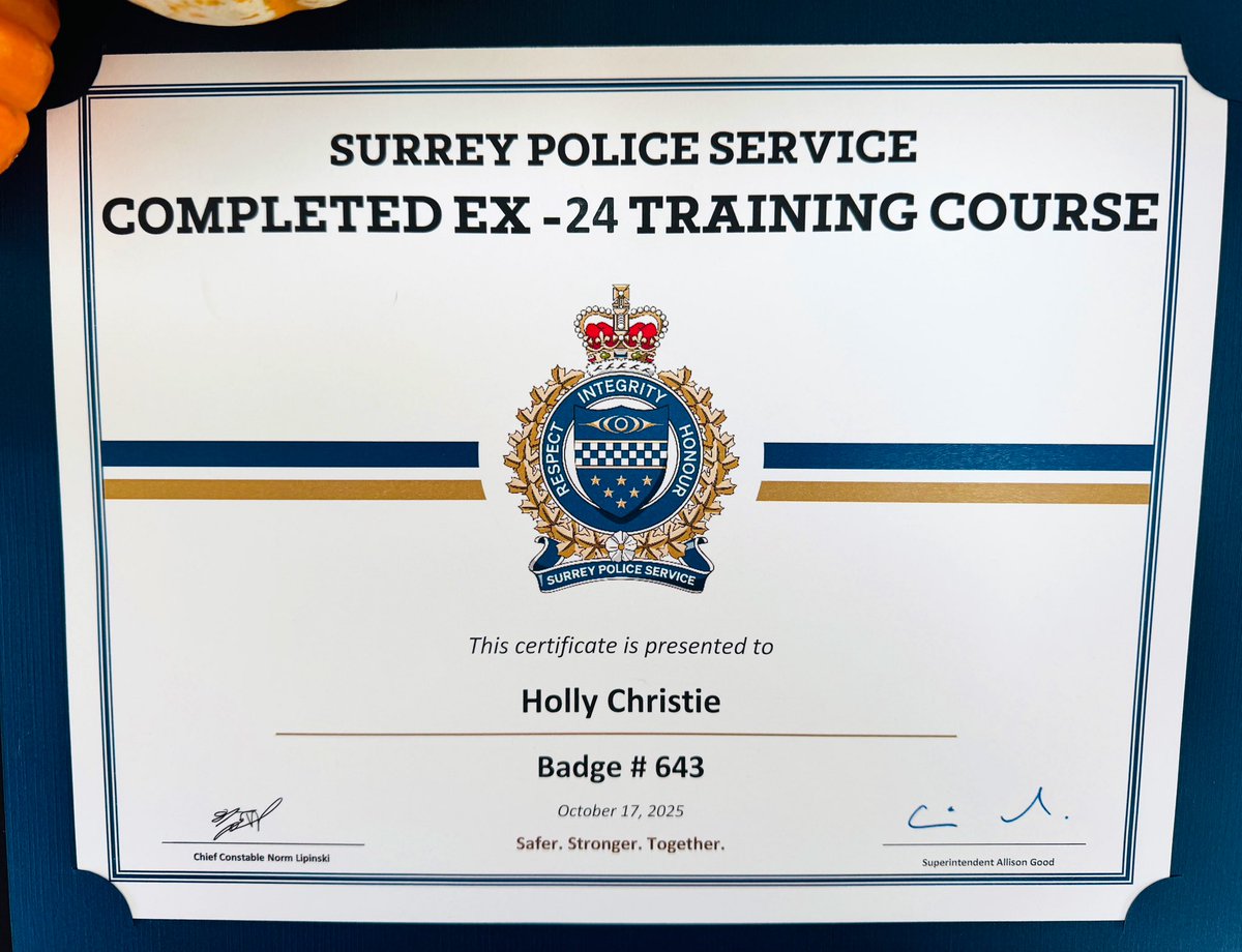 BeyondThePost's tweet photo. Exciting times. Thank you #SPS Chief Norm Lipinski and senior officers for presenting our experienced officers class (#24) with our certificates today along with some other surprise acknowledgements! Some of us have another week to go; with a few days of traffic review and then training with a new piece of equipment #SPS is rolling out! Too many things to talk about in one post, so I'll save some of it for another day. #JoinUs #TeamSPS #SaferStrongerTogether🇨🇦