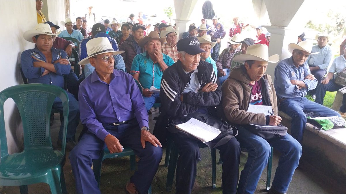 Reunión de dirigentes comunitarios de CODECA en jalapa.