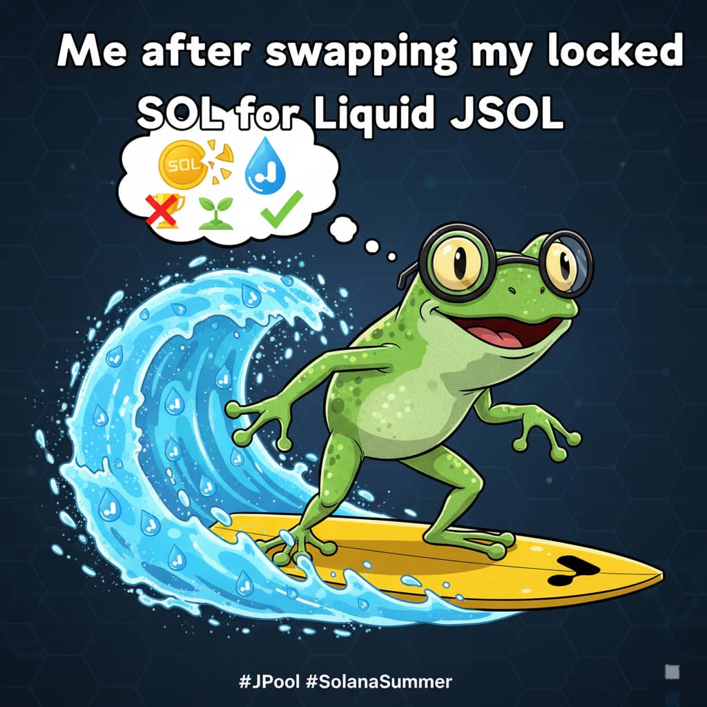 Muhammerd002's tweet image. Me after realizing I can earn rewards AND use my SOL at the same time.
#JPool #Solana