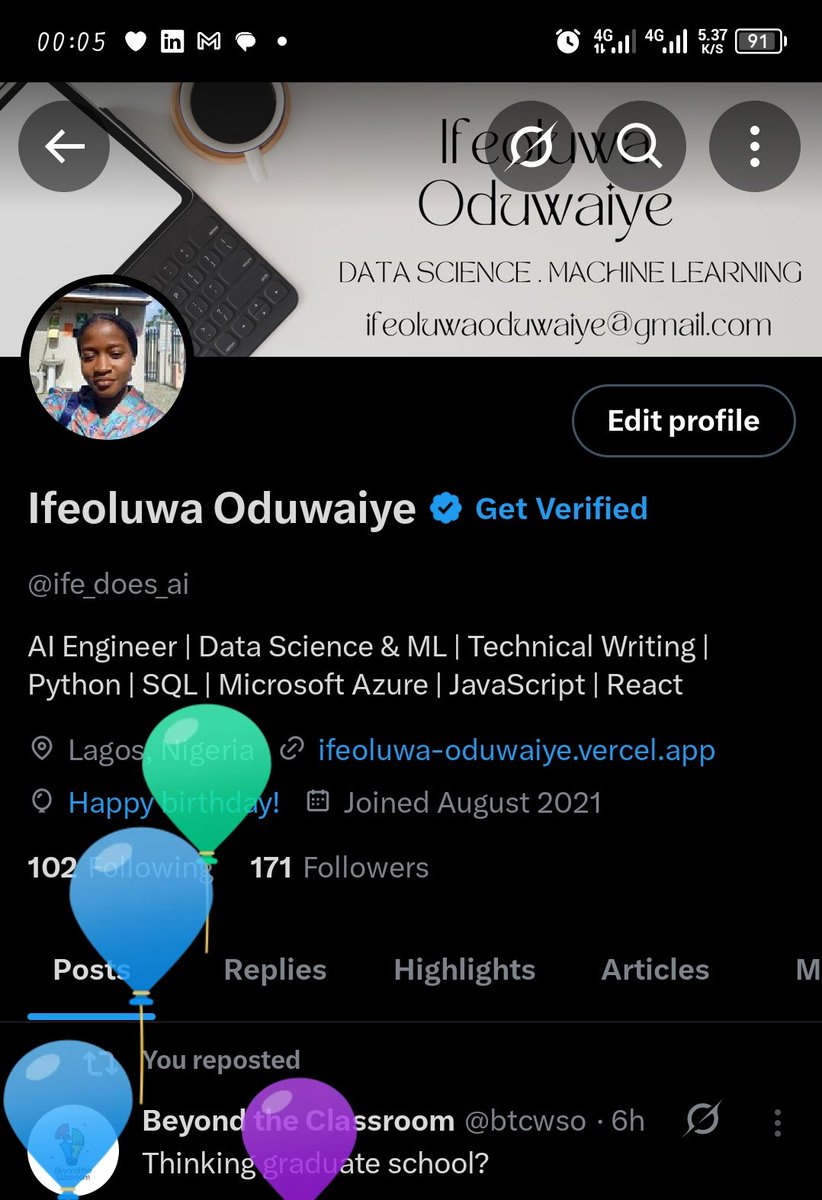 Ifeoluwa Oduwaiye tweet media