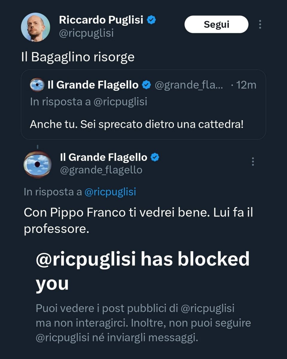 Il Grande Flagello tweet media