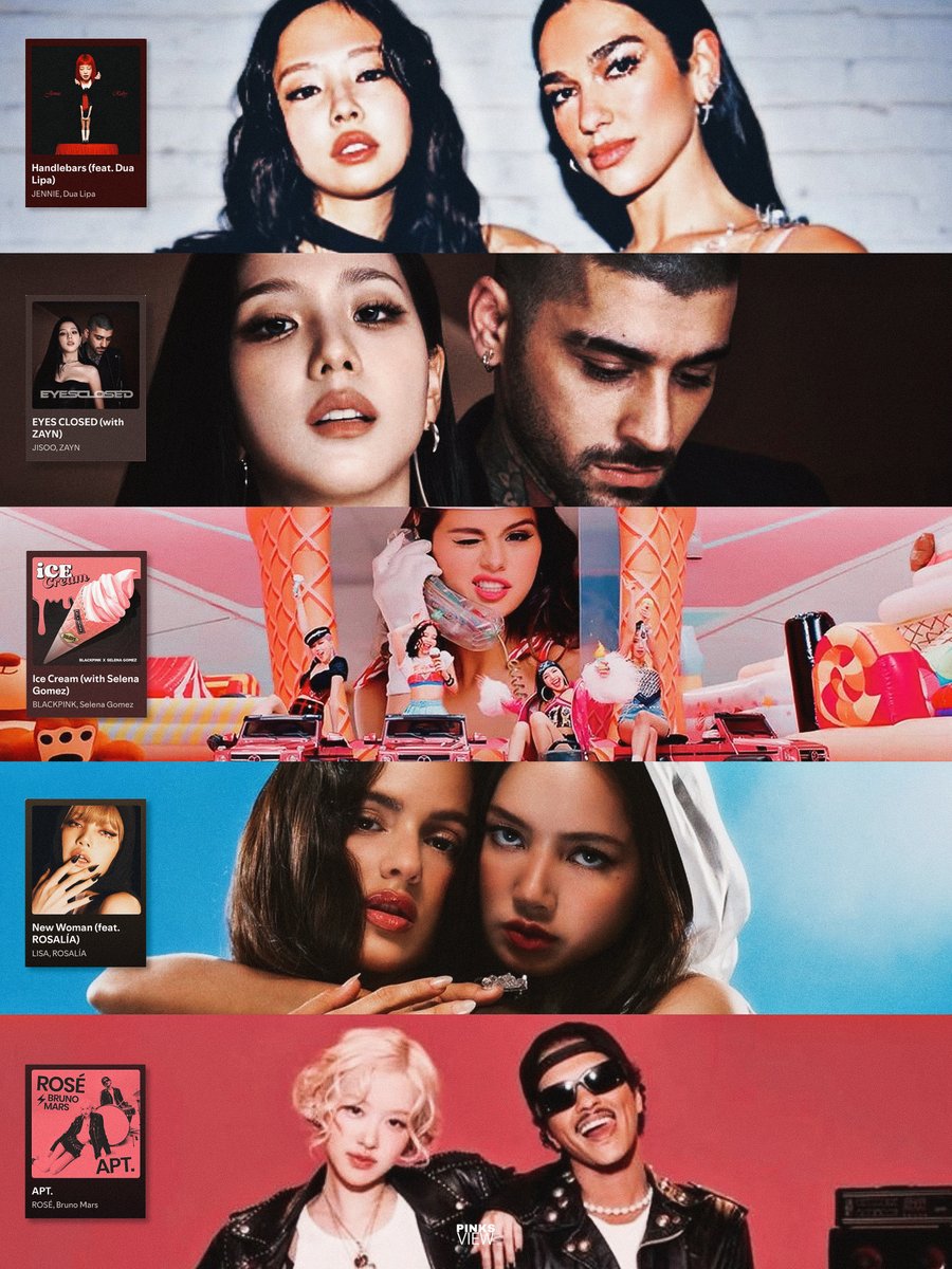 pinksview's tweet photo. best &amp; iconic BLACKPINK collaborations. ♡ https://t.co/v269p3Hleq