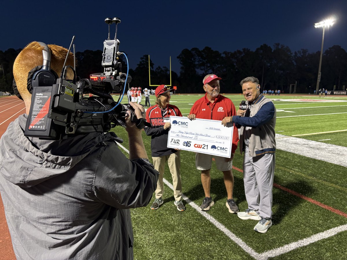 Being on TV comes with perks. A $500 check for the <a href="/WaccamawA/">Waccamaw Athletics</a> programs.