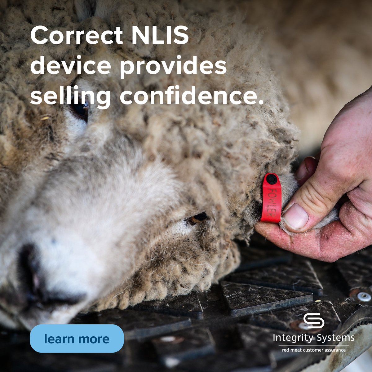Make sure you’re using the correct device when tagging your livestock this spring!

Correct NLIS-approved device ensures your compliance and maintains Australia’s red meat market access globally

👉 Check your devices: bit.ly/3DpaPIr
