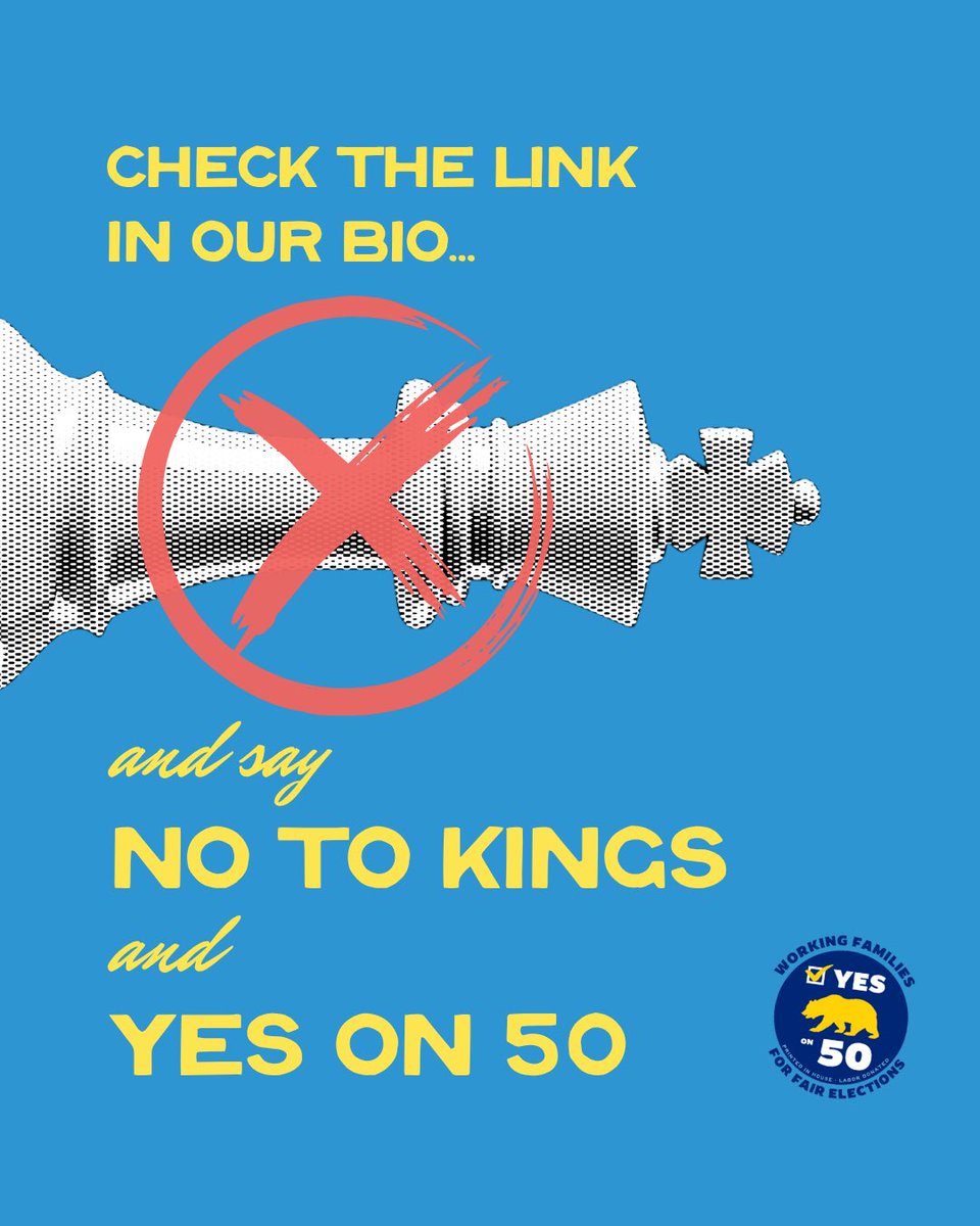 Don’t just hit the streets, hit the phones. Say no to kings — by voting yes on 50.