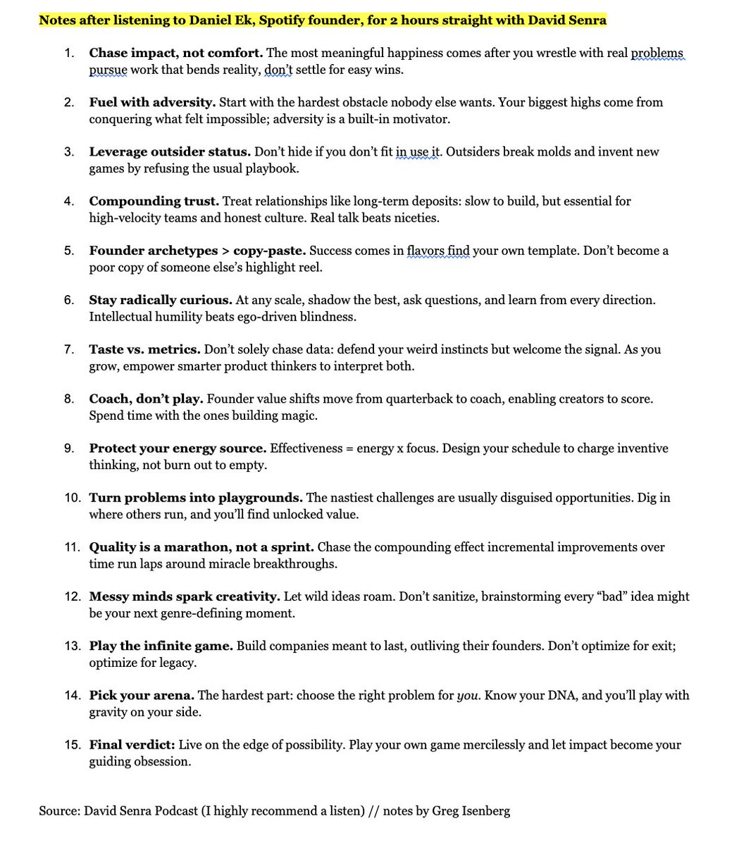notes after listening to daniel ek, co-founder of spotify, for over 2 hours on david senra’s podcast