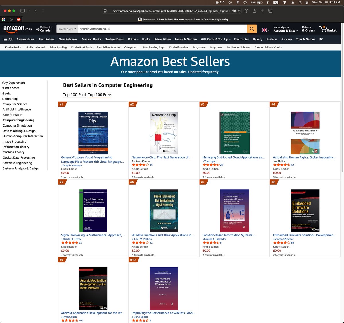 toplinesoftsys's tweet image. Oct. 15 update: The book reached #1 in Amazon category "Computer Engineering " (UK):
#1 - "Computer Engineering"
#10 - "Software Development"
#12 - "Software Languages and Tools"
#visualprogramming #programminglanguage