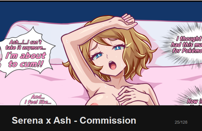 I just published Serena x Ash - Commission on pixivFANBOX and Patreon!