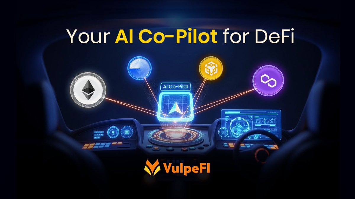 Buckle up, captain. 🛫

DeFi doesn’t have to be manual piloting through turbulence. Meet VulpeFi’s AI Co-Pilot, guiding your swap from takeoff to landing:

- Plots the best cross-chain route in real time
- Balances price vs. gas automatically
- Guards against slippage +
