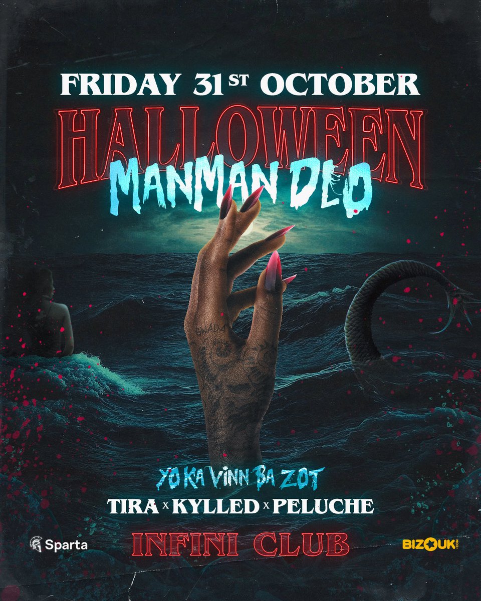 Foranight1's tweet image. 31 OCTOBRE
HALLOWEEN - MANMAN DLO

🎟️ my.bizouk.com/manman-dlo