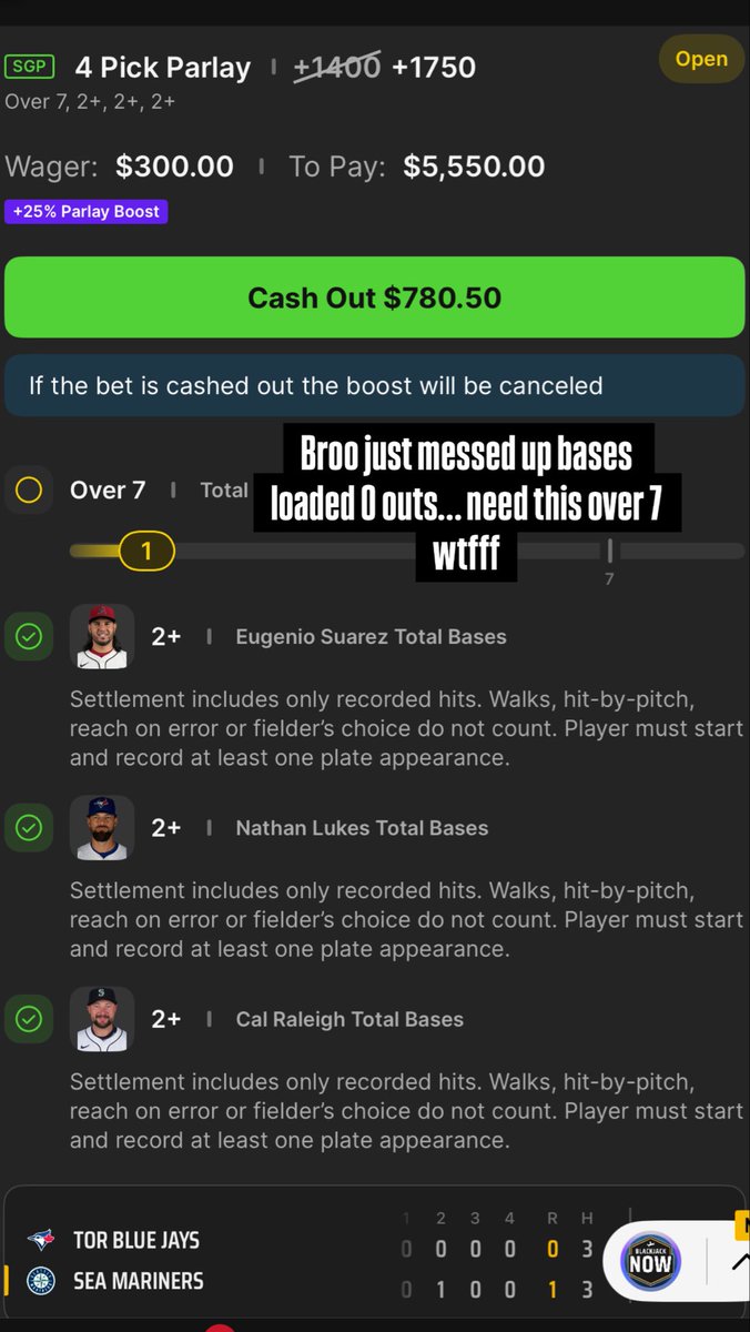 How did they just not score with bases loaded 0 outs!!? Woww