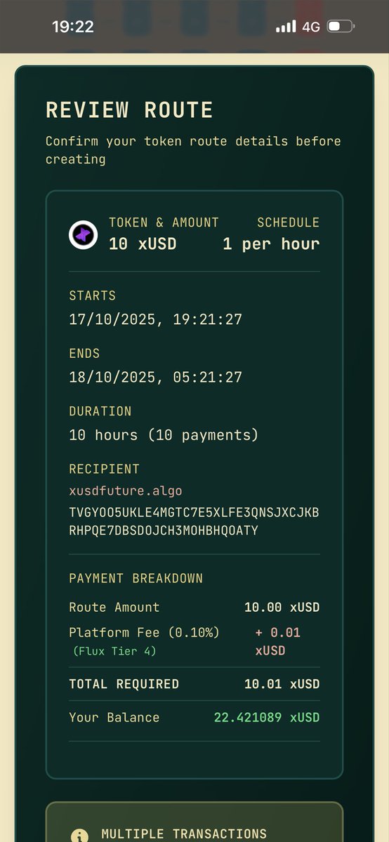 Welcome to Waypoint #Algorand!

Send scheduled payments in $USDC or $xUSD.

Reduced fees based on your $COMPX governance FLUX power.

<a href="/NFDomains/">NFDomains.algo</a> support!

50% off fees for using $xUSD