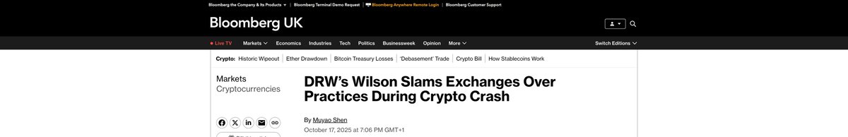 Interesting times in the cryptoassets space.