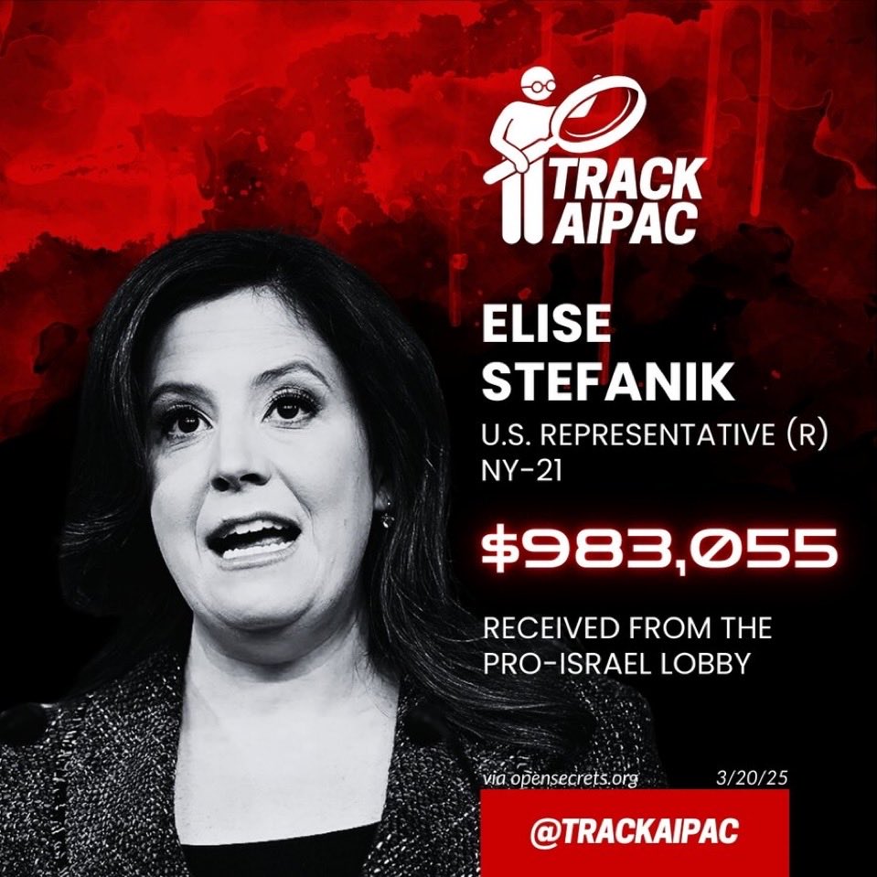 ADAM (@adamemedia) on Twitter photo <a href="/EliseStefanik/">Elise Stefanik</a> You are a scumbag prostitute.
That is what you are.
Check your comments. Eveyone agrees. <a href="/EliseStefanik/">Elise Stefanik</a> You are a scumbag prostitute.
That is what you are.
Check your comments. Eveyone agrees.