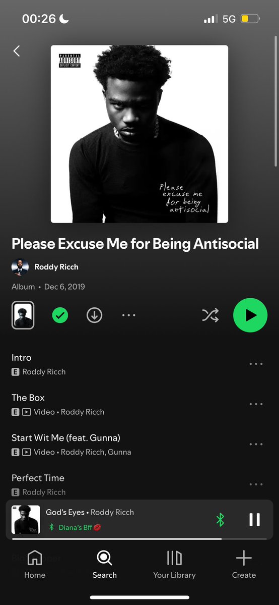 Not a single skip album 🧎‍♀️