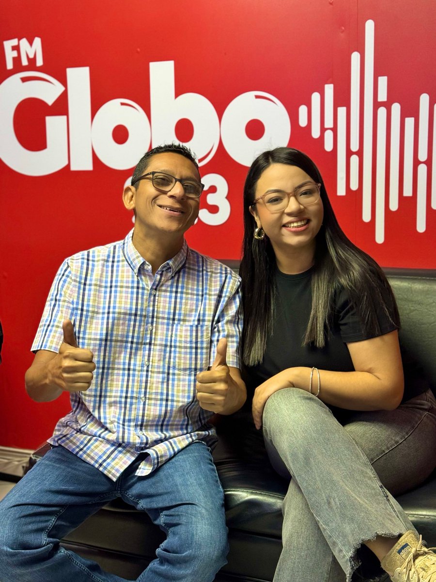 fmglobo933's tweet photo. 🎶Toma un respiro y escucha FM GLOBO 93.3 para disfrutar tu tarde con buena música junto a Eduardito Pereira y Georgi Gonzales 🎙️🎈 https://t.co/MTJtLpNPcl