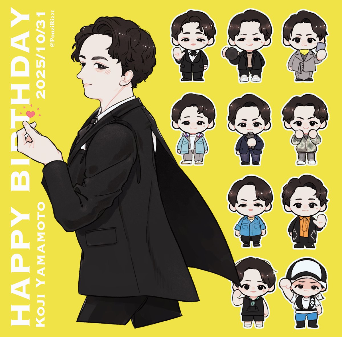 山本耕史さんお誕生日おめでとうございます🎉